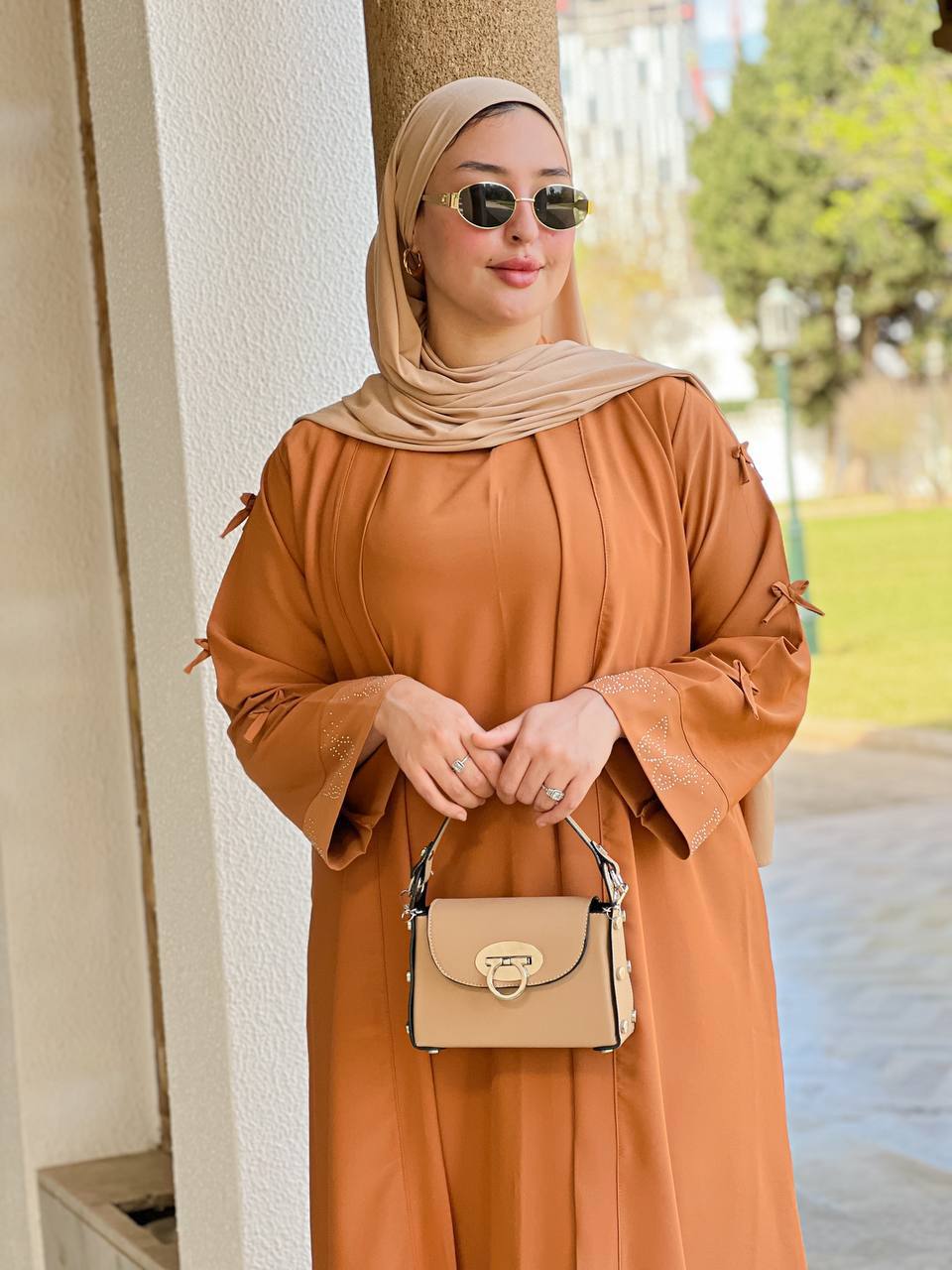 Abaya Deux Pièces Luxe Rouge Bordeaux 2026