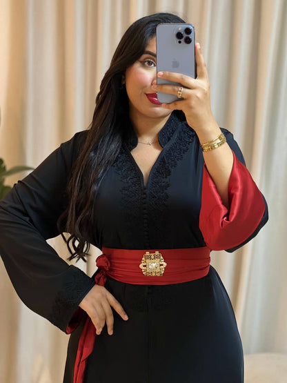 Cafran Marocain Luxe Gris Bleu 2026 - Édition Eid